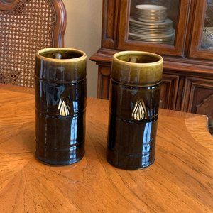 1960s 2 Ceramic or stoneware handmade vases, S.K.L